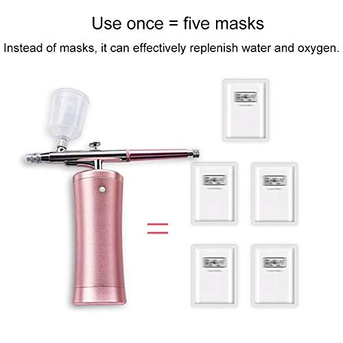 Tienda de Hanks Belleza Agua suplementaria Instrumento Sxy hogar portátil de oxígeno Aparato Manual Agua Agua Facial de Belleza Instrumento Complementario