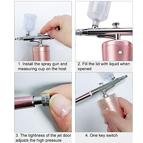 Tienda de Hanks Belleza Agua suplementaria Instrumento Sxy hogar portátil de oxígeno Aparato Manual Agua Agua Facial de Belleza Instrumento Complementario