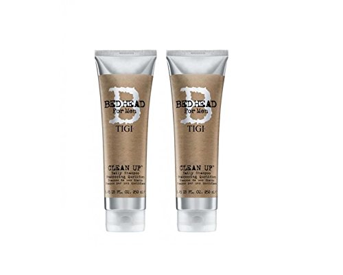 TIGI 2 x Bed Head For Men Clean Up Daily Champú 250 ml