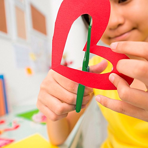 Tijeras infantiles de seguridad, color rojo, azul, amarillo o verde, color Gruen