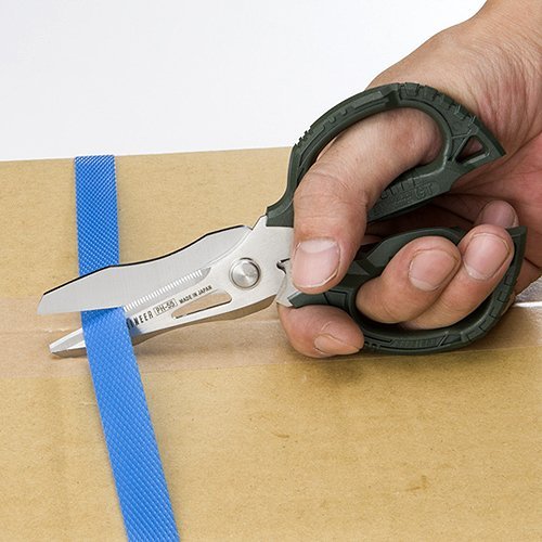 Tijeras multifunción Ph-55, 4 en 1, cuchillas combi, cortan cuero, alambre sólido, CDs, cuerda gruesa y más, fabricadas en Japón, de la marca Engineer
