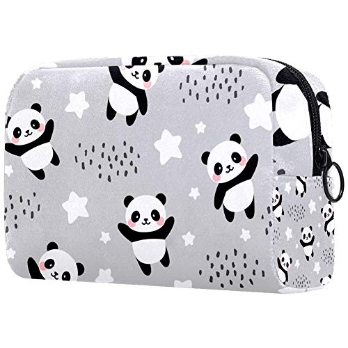 TIKISMILE - Neceser de maquillaje con panda feliz y lindo