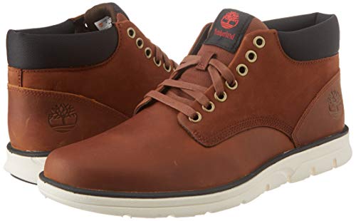 Timberland Bradstreet Leather Sensorflex, Botas Chukka para Hombre, Marrón MD Brown Full Grain, 43 EU