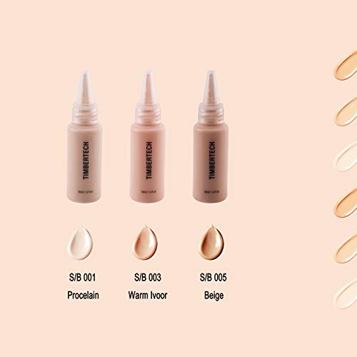Timbertech Basic Makeup System MK-100 met Foundation Airbrush Makeup Revolution Fácil limpio y rápido para un maquillaje perfecto.
