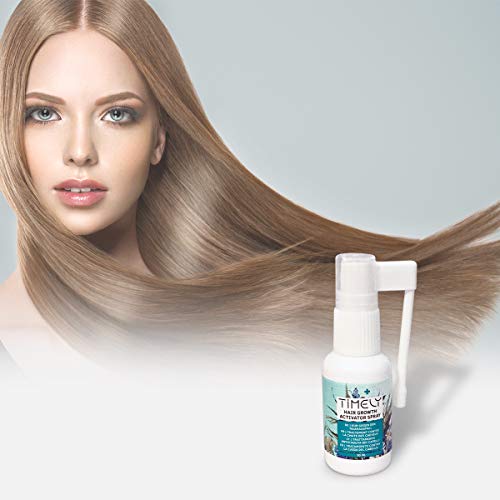 Timely - Spray activador del crecimiento capilar para prevenir la caída del cabello y acelerar su crecimiento, 30 ml