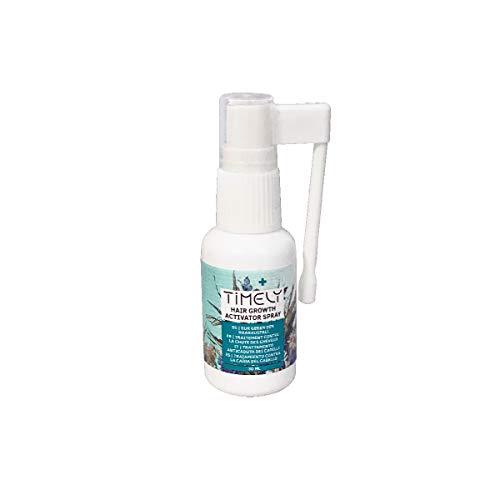 Timely - Spray activador del crecimiento capilar para prevenir la caída del cabello y acelerar su crecimiento, 30 ml