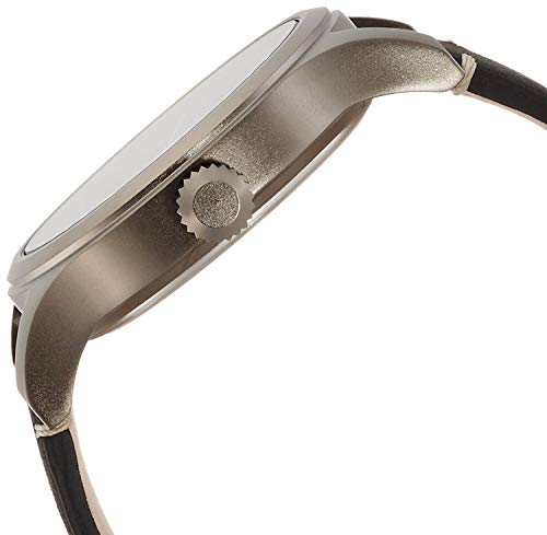 Timex Expedition - Reloj análogico de cuarzo con correa de cuero para hombre, Negro (Negro)