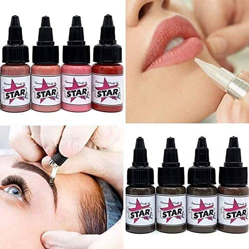 Tinta para maquillaje permanente - REAL CHOCO 0.5oz (15ml) - STARINKMAKEUP - Micropigmentación - Microblading tattoo - ORIGINAL!