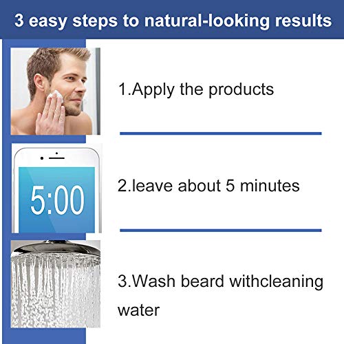 Tinte Barba, Colorante de Barba, Tinte Colorante en Champú Para Barba y Bigote Para Hombre(200ml)