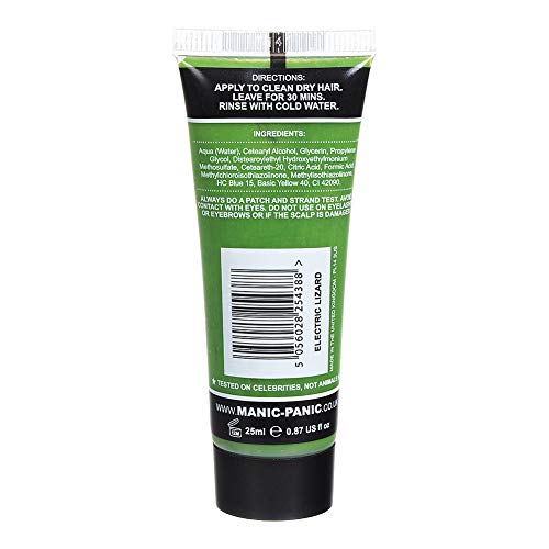 Tinte Capilar Classic De Manic Panic High Voltage Mini 25ml (Electric Lizard)