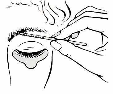 Tinte de pestañas y cejas (negro)