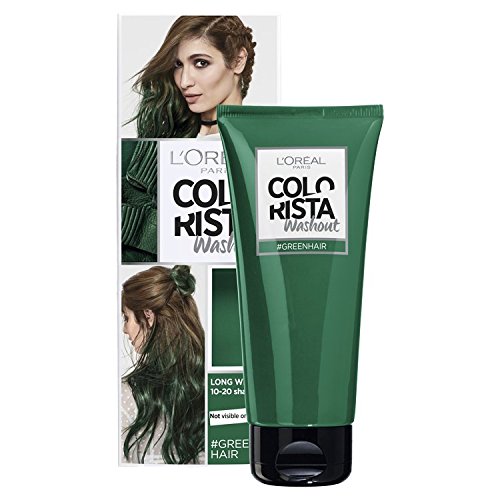 Tinte para el cabello L'Oreal Paris Colorista Washout verde, 80 ml