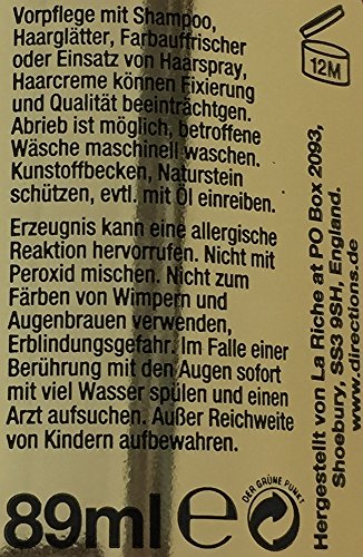 Tinte para el pelo semipermanente de la marca La Riche Directions