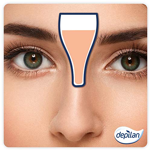 Tiras de cera para cejas, depilan eyebrow Cold Wax Strips, 1 paquete (12 aplicaciones + 4 toallitas de cuidado)