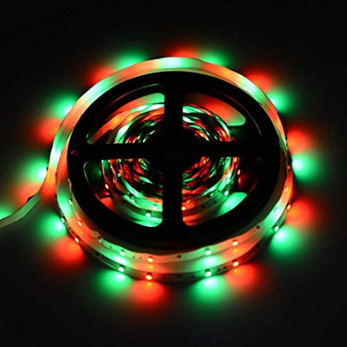 Tiras LED, potencia integral resistente al agua con USB 3528 RGB, cadena de luces con 44 opciones en el mando a distancia para Navidad, cocina, fiestas, decoración interior y exterior (3M)