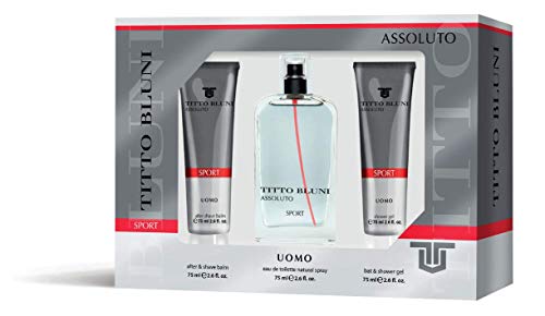 Titto Bluni Assoluto Sport Uomo EdT 75ml/ Gel Baño 75ml/ After Shave 75ml