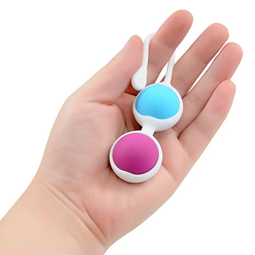 Tivinity Bolas Chinas de Silicona Kegel Ejercitador Para Suelo Pélvico Mujer y Mejorar el Control de la Vejiga Ejercicio de Contracciones Vaginal
