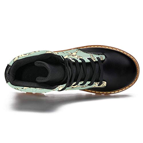 TIZORAX Deporte De Béisbol Impresiones De Alta Parte Superior Con Cordones Clásicos De Lona De Invierno Botas De Escuela Zapatos Para Hombres, color Multicolor, talla 44 EU