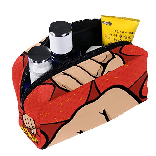 TIZORAX Rogue Puño Maquillaje Bolsa Neceser para Mujeres Cuidado de la Piel Cosmético Práctico Bolsa Cremallera Bolso