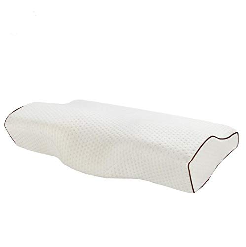 TKAISGFJQ Cojín ergonómico de Apoyo con Forma de Mariposa-alas para Dormir, Almohada de Espuma viscoelástica para extensión de pestañas para aliviar el Dolor