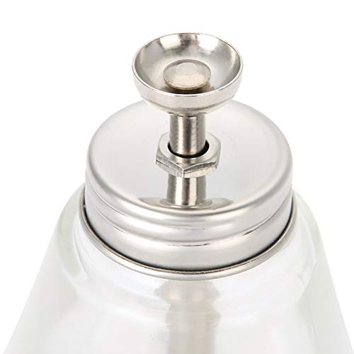 TMISHION Dispensador de Bomba, 150 ml Removedor de Esmalte de uñas Dispensadores de Bomba Botella de plástico vacía Envase cosmético Transparente Dispensador de Arte Vidrio líquido Presión