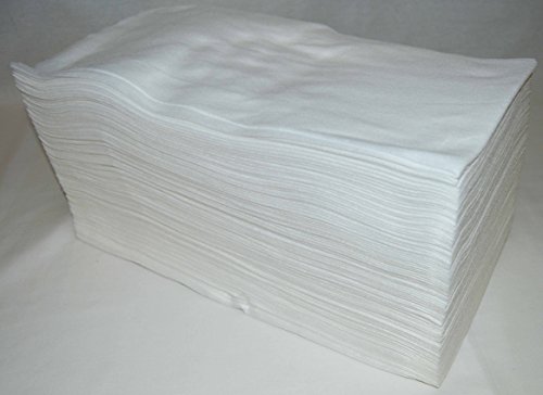 Toallas Desechables Spun-Lace 40*80 cm, 100 Unds, Peluquería / Estética, Color Blanco