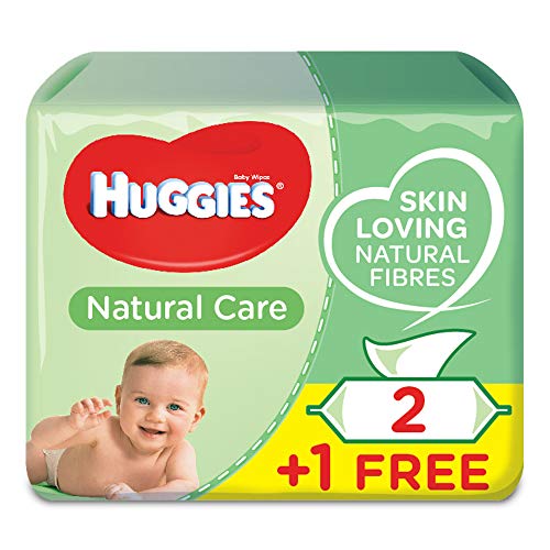 Toallitas Bebé Huggies Natural Care P3 (2+1 Gratis)