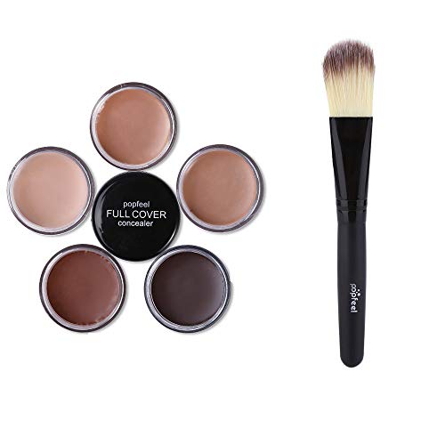 Toamen Popfeel Corrector De Maquillaje Facial Corrector Hidratante Cremoso De La Paleta De La FundacióN (A1)