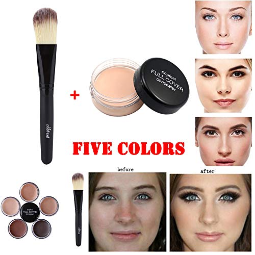 Toamen Popfeel Corrector De Maquillaje Facial Corrector Hidratante Cremoso De La Paleta De La FundacióN (A1)