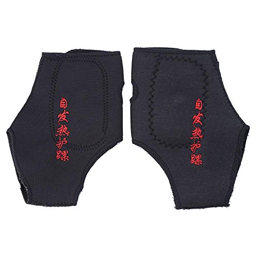 Tobillera, Tobillera de Iones Negativos Infrarrojos, Soporte de turmalina en Polvo de cerámica Nano-Funcional Negra, Tobillera, Hombre Mujer para el Efecto del sueño Reduce la Fatiga