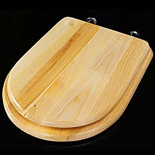 Toilet Seat U V O Universal Asiento De Inodoro Empotrado Tapa De Inodoro De Madera Maciza Tipo Antibacteriano,C