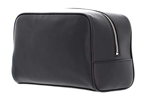 Tommy Hilfiger Fine Leather Washbag Black