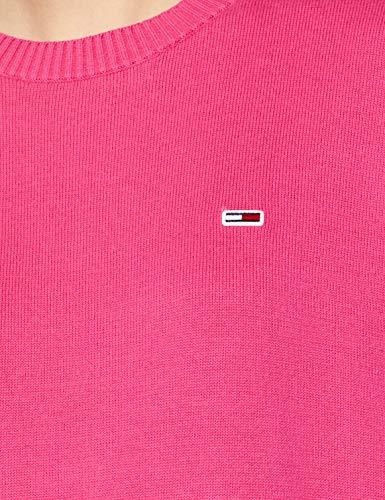 Tommy Hilfiger Jersey Tommy Classics Sudadera Clásica de Algodón Orgánico Cómoda y Elegante, Morado (Fuchsia Purple), XS para Mujer