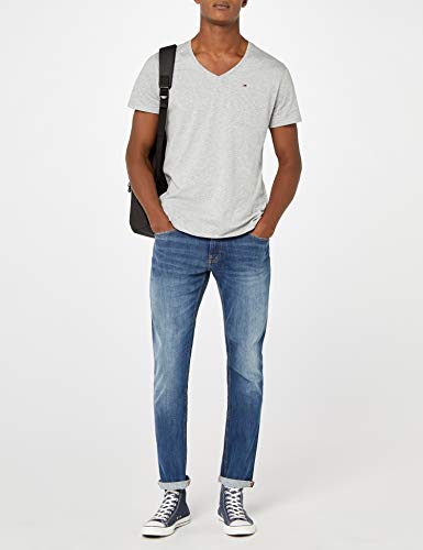 Tommy Hilfiger Original Jersey Camiseta, Gris (Lt Grey Htr 038), X-Large para Hombre