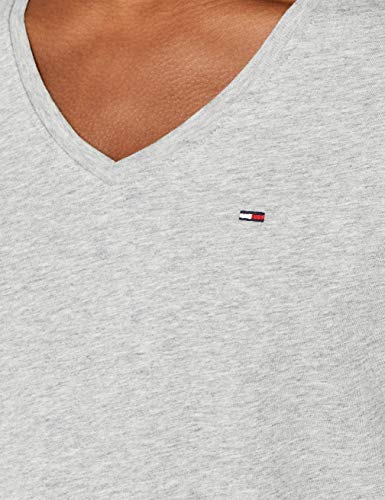 Tommy Hilfiger Original Jersey Camiseta, Gris (Lt Grey Htr 038), X-Large para Hombre