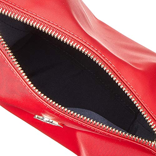 Tommy Hilfiger Poppy Make Up Bag - Bolsa de maquillaje Mujer, Rojo (Barbados Cherry), 15 x 7.5 x 10.5 cm