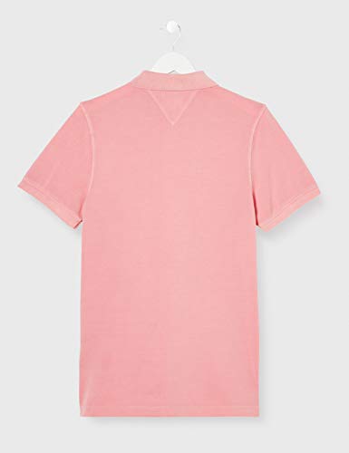 Tommy Hilfiger TJM Lightweight Polo Camisa, Rosa (Rosey Pink), S para Hombre