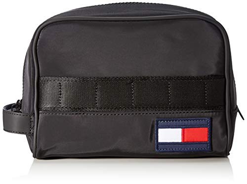 Tommy Hilfiger - Washbag, Fundas de carnés Hombre, Negro (Black), 0.1x0.1x0.1 cm (W x H L)