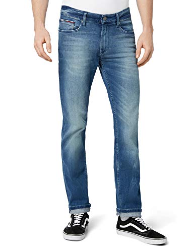 Tommy Jeans Hombre Original Ryan-DM0DM03941 Jeans, Azul (Berry Mid BLUE COMFORT 911), W33/L32