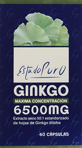 Tongil - Complemento alimenticio a base de extracto de hojas de Gingko biloba, 6500 mg 40 Caps.
