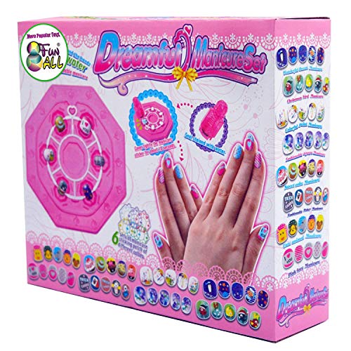 TongS Arts and trafts Supplies Manicure Nil Kit Art Set Stickers Creative Gifts for niños Girls Ages 4 up