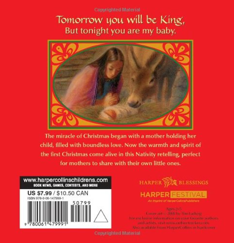 Tonight You Are My Baby Board Book: Mary's Christmas Gift (Harperblessings)