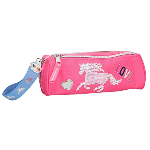 TOP MODEL- Estuche tubular Miss Melody rosa fucsia (0010606), Multicolor (DEPESCHE 1)