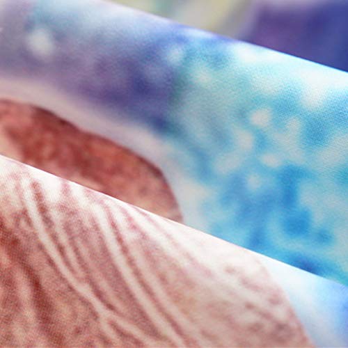 TOPKEAL Suéter Teñido con Corbata Explosiva para Jovencita Casual Sudadera Corta de Manga Larga para Mujer Azul XXL