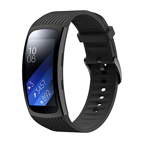 TOPsic Correa Gear Fit 2 Pro, Reemplazo de Banda de Silicona Suave Deportiva Pulsera de Repuesto Correa para Gear Fit 2 Pro SM-R365 y Gear Fit 2 SM-R360 Banda