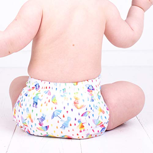 TotsBots EasyFit Star - Pañal reutilizable - Todo en una talla para bebés desde recién nacido hasta el entrenamiento del baño y fácil de lavar y reutilizar.