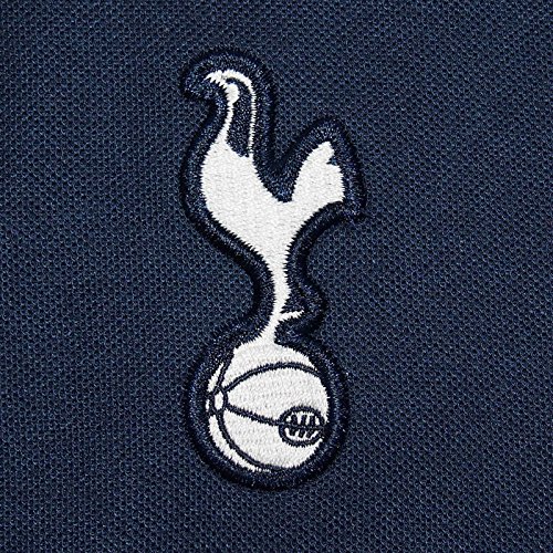 Tottenham Hotspur FC - Polo oficial para hombre - Con el escudo del club - Azul marino - Large