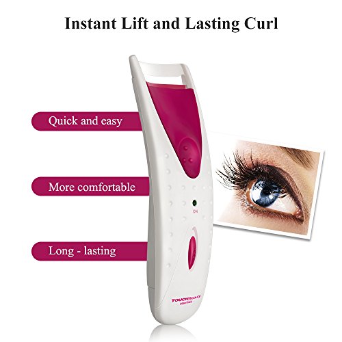 TOUCHBeauty calefactables rizador de pestañas eléctrico, Rizador de Pestañas, Calentamiento rápido – Rizador de ojos maquillaje AG-2003A