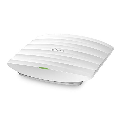 TP-Link EAP110 Punto de Acceso Inalámbrico N300Mbps, Montaje en Techo, Soporta PoE pasivo, gestionado por Software de Controlador EAP, Color Blanco