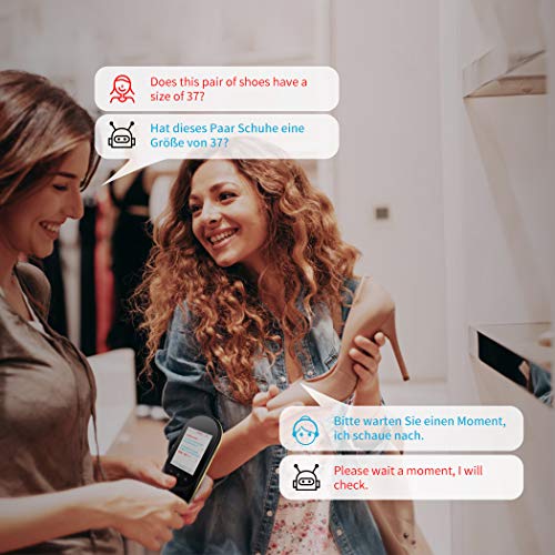 Traductor de voz T8s con transmisión de cámara, traductor bidireccional de 106 idiomas conectado a WLAN, traductor de pantalla táctil para estudiantes, madres, empresarios en el extranjero